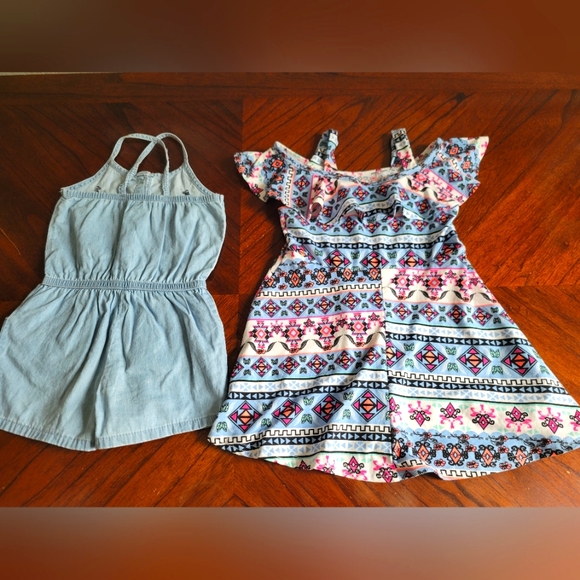 Polo Denim Romper & Dress Bundle!💖 3T. - Picture 3 of 8